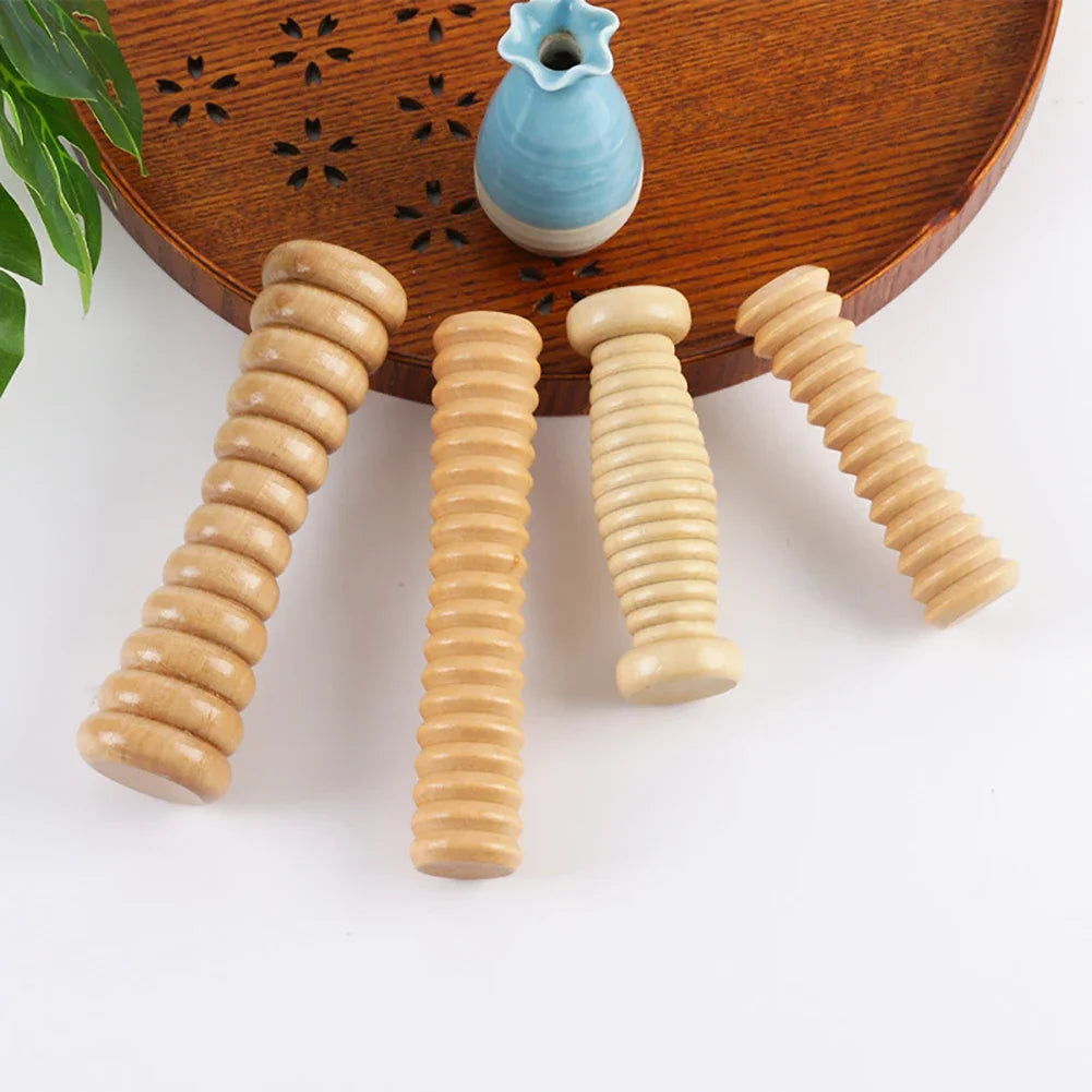 Foot Massage Relieve Stress Wood Foot Massage Roller For Plantar Fasciitis Relief Deep Tissue Massage Tool Stress Relief