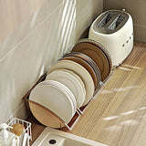 5 Grids Kitchen Cabinet Organizers for Dish and Bowl Tableware Tray Bowls Dishes Storage Rack Cookware Shelf Plate Storage Stand