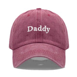 Daddy & Mommy Baseball Cap for Men & Women Unisex Soft Washed Cotton Embroidery Baseball Hats For Father's Mother's Day gifts