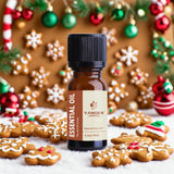 Yander 10ml Pumpkin Hazelnut Gingerbread Cinnamon Christmas Essential Oil Spicy Gourmand Candle Oil for Scented Candle Making
