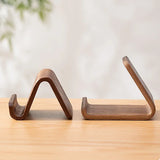 Solid Wood Phone Holder Stand Mobile Smartphone Support Tablet Stand Desk Cell Phone Holder Stand Portable Mobile Holder
