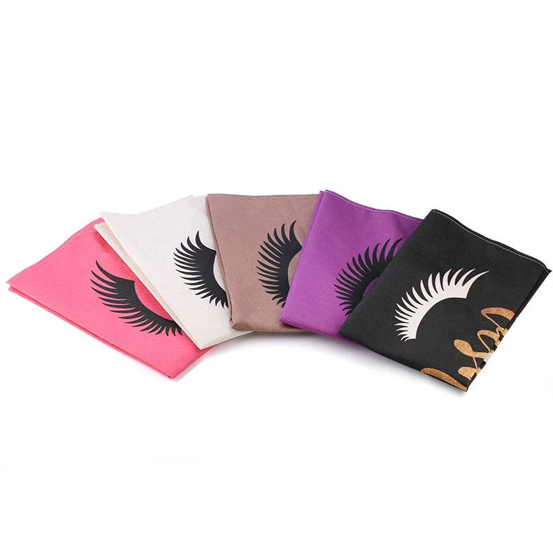 Eyelash Extension Cleaning Aprons Professional Bronzing Eyelash Pattern Apron Grafting False Eyelashes For Adult Makeup Tools