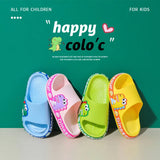 New summer children slippers Kids shoes Cartoon dinosaur slippers Soft soled anti-skid sandals kids shoes zapatos niña chausson