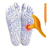 Foot Massage Acupressure Socks & Gloves Physiotherapy Massage Relieve Tired Feet Reflexology Socks Foot Point Socks Health Care