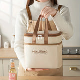 Thermal Insulation Lunch Bag  Food Storage Picnic Bags Tote Portable Cooler Box Bags Bento Handbag