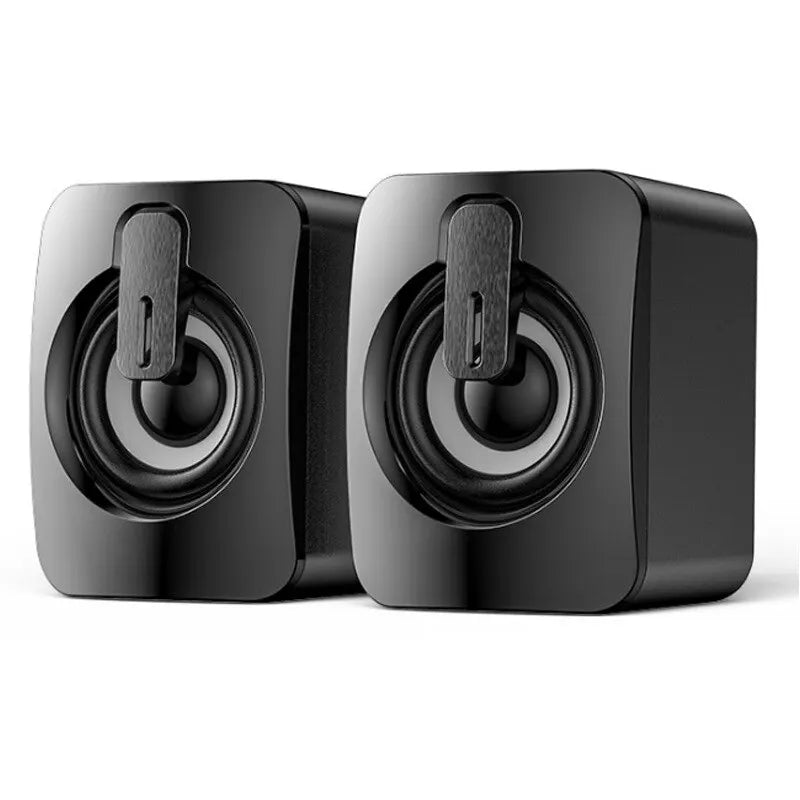 USB Wired Speakers Mini Computer Desktop Speaker HIFI Stereo Microphone Subwoofer with LED Light for PC Notebook Loudspeakers