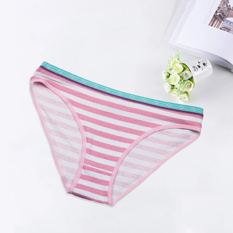 Sexy Panties for Women Female Underwear Bikini Cotton Crotch Briefs Lingerie Intimate Ladies Low Rise Waist Breathable FUNCILAC