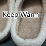 Women's Fuzzy Slip-on Slippers Warm Cozy Soft Lightweight Indoor House Shoes Bedroom Slippers with Pet Dog Pattern