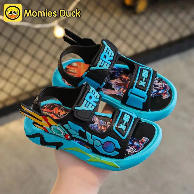 Boys' Sandals 2025 New Summer Lightweight Wear resistant Soft Bottom Little Boys' Beach Shoes Children's Shoes