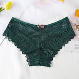 Sexy Panties For Women Low Waist Underwear Transparent Lace Briefs Breathable Soft Lingerie Female Underpants Sexy Woman's Panty