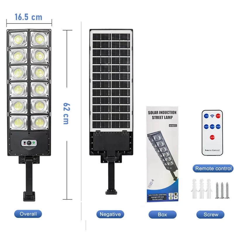 Solar Street Light Integrated Solar Garden Light Induction Outdoor Lighting with Remote Control Outdoor Induction Solar Light