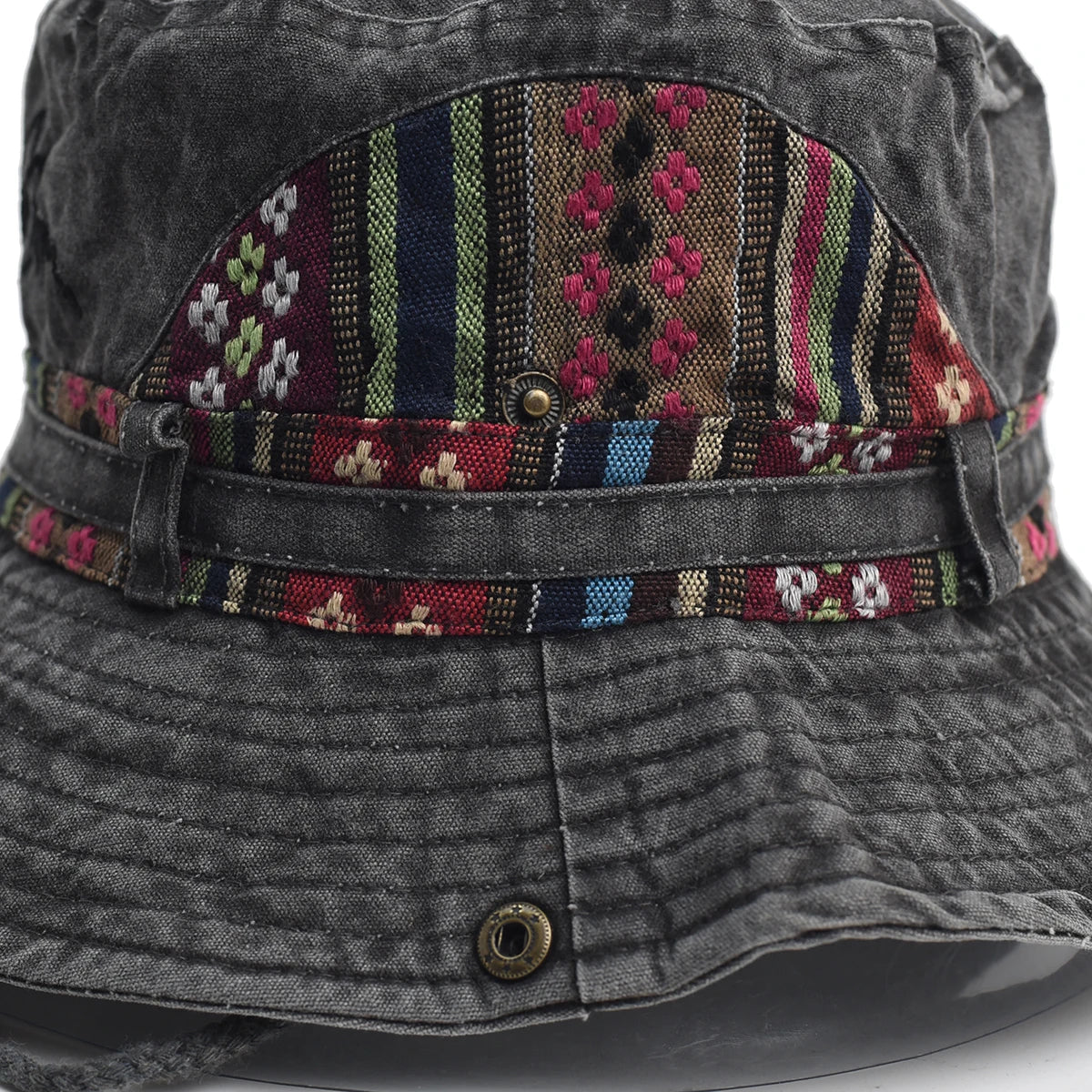 Four Seasons Cotton Solid Bucket Hat Fisherman Hat Outdoor Travel Sun Cap for Men and Women