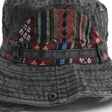 Four Seasons Cotton Solid Bucket Hat Fisherman Hat Outdoor Travel Sun Cap for Men and Women