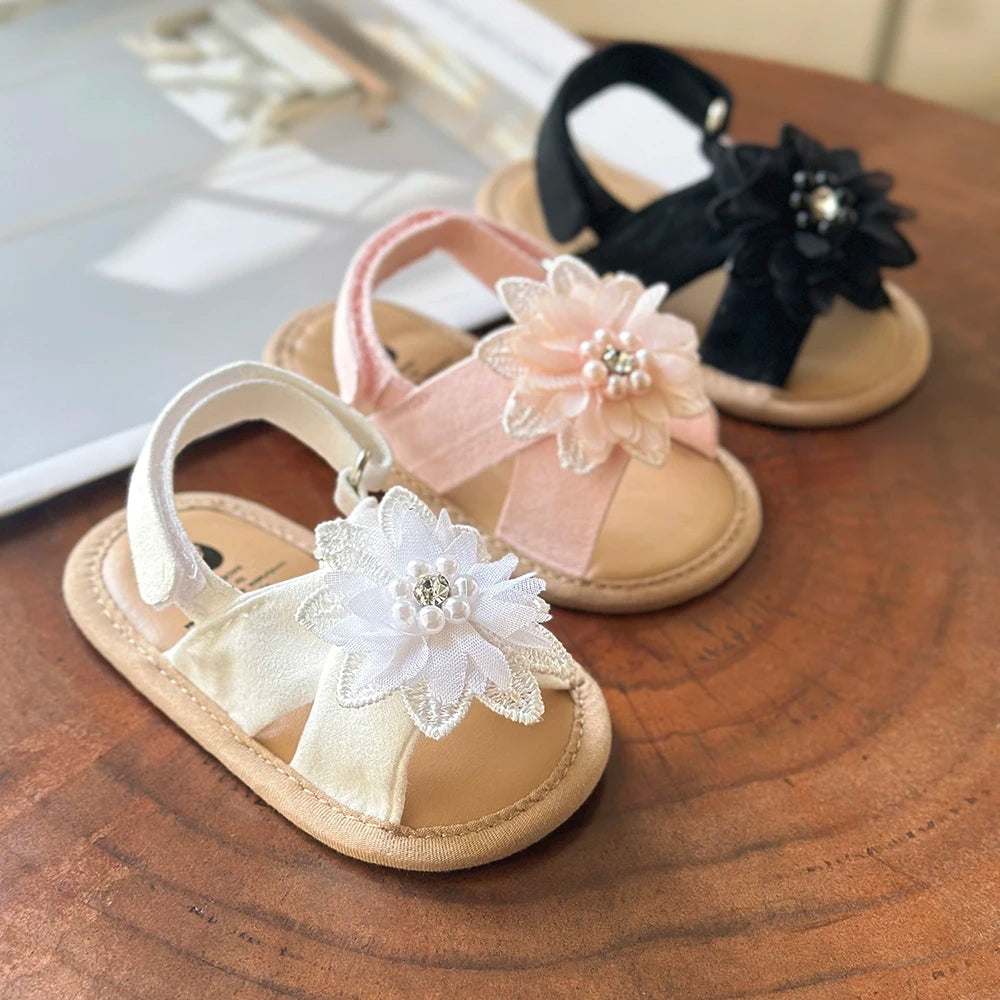 Baby Girls Sandals Summer Shoes Outdoor First Walker Toddler Girls Shoes For Summer