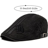 Cotton Beret Caps for Men Lightweight Summer Casual Caps Comfort Beret for Outdoor Fishing Camping