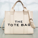 THE TOTE BAG Fashion New Women's Tote Bag One Shoulder Crossbody Handbag Beige Bag
