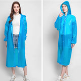 Raincoat Women Men Impermeable Thickened Waterproof Raincoat Tourism Outdoor Hiking Rain Poncho Raincoat Hooded Rain Coat