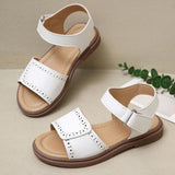 Girls sandals new summer medium and large children princess shoes soft sole shoes