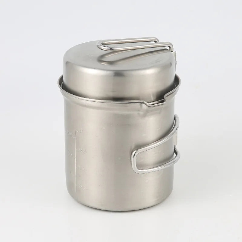 Popular Camping Steel Wood Stove Cooking Pot Optional