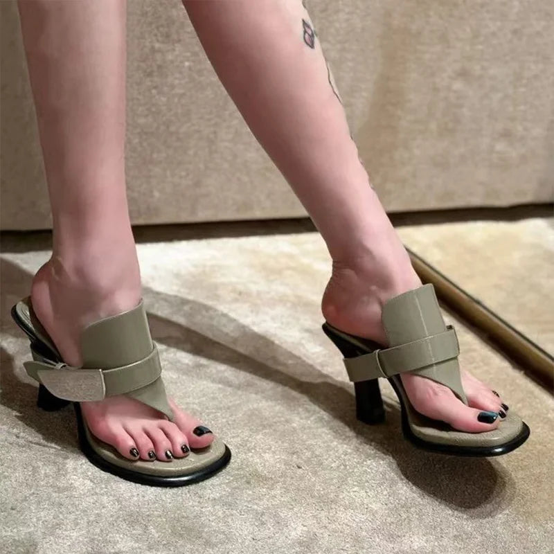 High Heels Women Slippers Elegant Fashion Shoes Dress Stilettos Sexy Pumps Summer Woman Sandals 2025 Designer Trend Lady Shoes