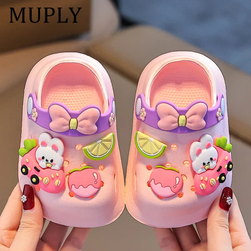 Cute Cartoon Children Slippers Breathable and Anti-slip EVA Soft Bottom for Boys and Girls Slippers Kids Shoes
