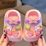 Cute Cartoon Children Slippers Breathable and Anti-slip EVA Soft Bottom for Boys and Girls Slippers Kids Shoes