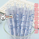 School Supplies Art Utility Knife Pen Knife Cut Stickers Scrapbooking Cutting Tool Express Box Knife DIY Craft Supplies