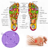 Foot Yoga Massage Acupressure Boards Meridian Jogging Pad Stone Therapy Reflexology Mat Toe Pressure Plate Foot Relax Training