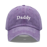 Daddy & Mommy Baseball Cap for Men & Women Unisex Soft Washed Cotton Embroidery Baseball Hats For Father's Mother's Day gifts