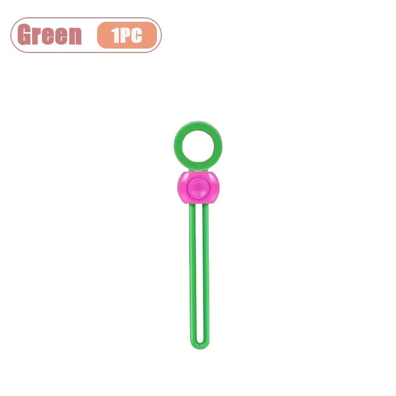 Colorful Tie Sealing Clips for Food Bags Kitchen Sealing Clip Multi-functional Closure for Freshness and Practical Storage