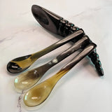 Kitchen Ladles Water Buffalo Horn Spoon Exquisite Western Cuisine Spoon Creative Dessert Spoon Long Handled Spoon Horn Products
