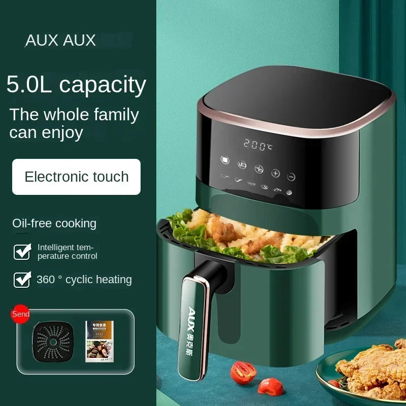 220V AXA Air Fryer Model - All-in-One Air Fryer Oven with Smart Auto-Fry, Multi-Functionality and No Oil Cooking C