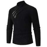 Long-sleeved Knit Sweater for Men, European and American Plus Size Sweater, Loose, Goes with Everything, Autumn and Winter