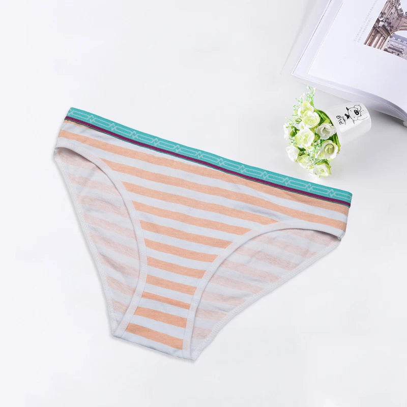 Sexy Panties for Women Female Underwear Bikini Cotton Crotch Briefs Lingerie Intimate Ladies Low Rise Waist Breathable FUNCILAC