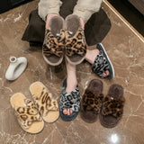 Women's Fuzzy Open-Toe Slippers Spring&Fall- Plush House Slides for Indoor, Cozy Non-Slip Bedroom Shoes for Ladies& Couples