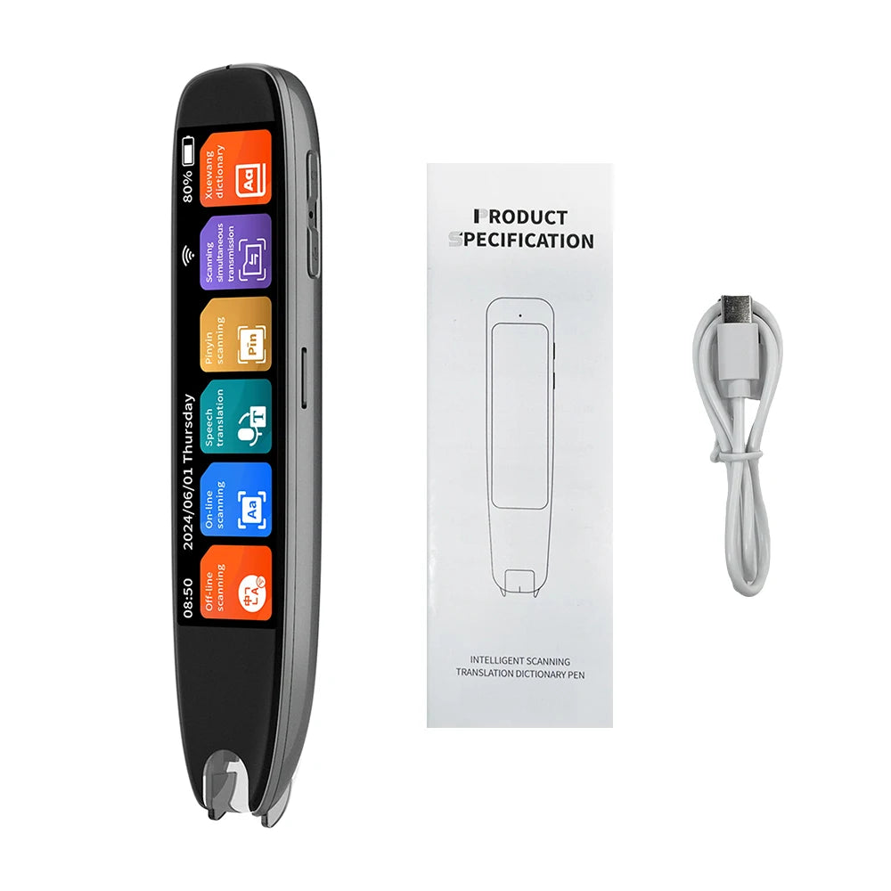 Dictionary Translation Pen Scan Reader Device Text Scanning Reading Translator WiFi/BT Connection 142 Languages Online Translate