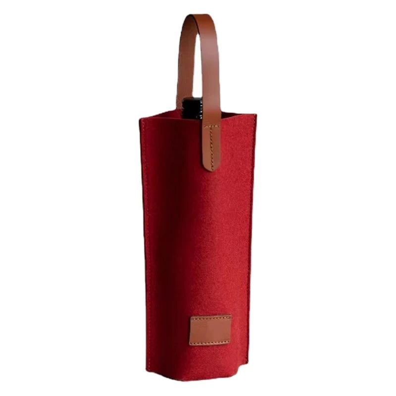 Felt Wine Bags Single Wine Cup Covers Felt Tote Bags Wine Gift Bags