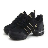 Sneaker Sports Feature Soft Outsole Breath Dance Shoes Sneakers for Woman Practice  Modern  Jazz    Women