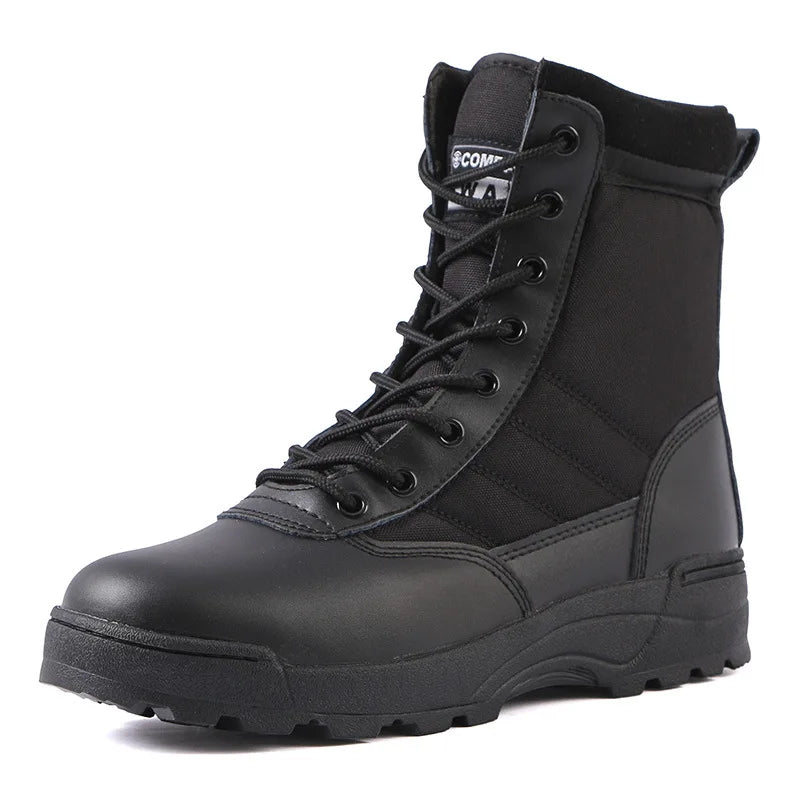 Men Combat Boots Work Safty Shoes Special Force Desert Tactical Boots Outdoor Hiking Ankle Shoes Boots Men Boots