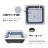 AT21-Tableware Storage Organizer Tableware Storage Organizer With Drying Shelf,Home Essential