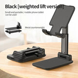Desk Mobile Phone Holder Stand For IPhone IPad easyown Adjustable Desktop Tablet Holder Universal Table Cell Phone Stand