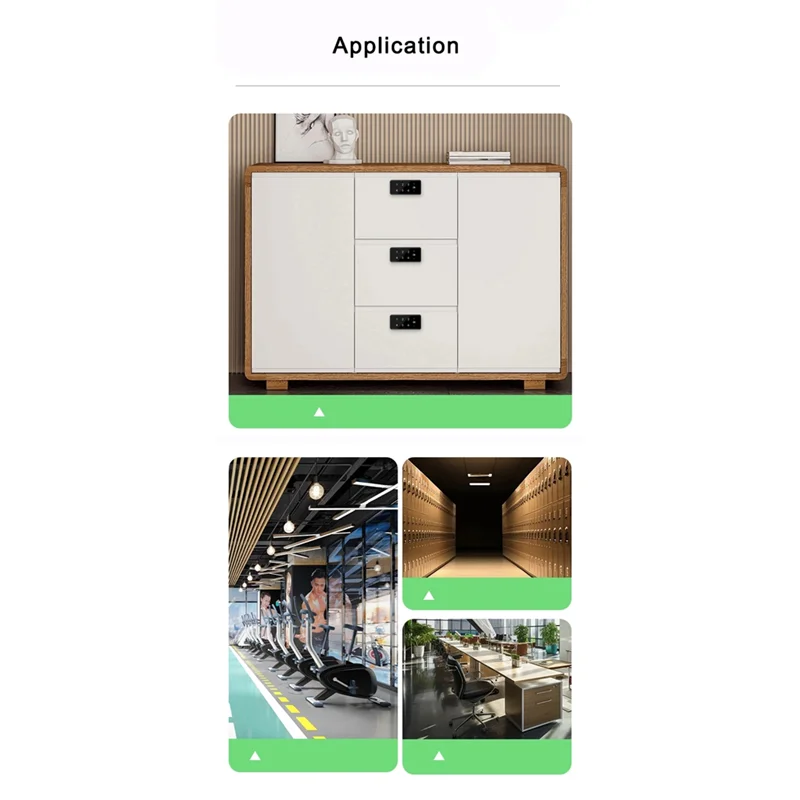 M16K-Smart Fingerprint Lock, Drawer Lock, Password Lock, Cabinet Lock, Cabinet Door Lock, Electronic Induction Lock