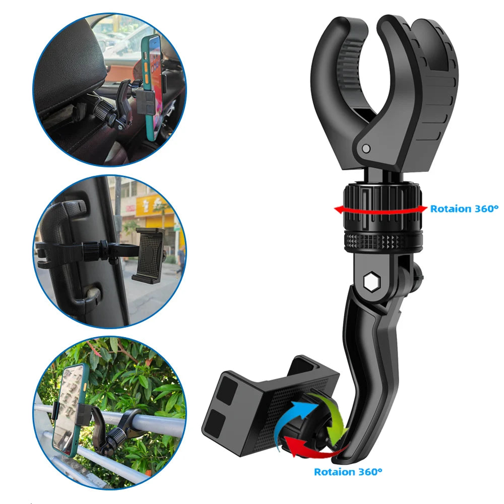 Cell Phone Holder Multi-Function Hands Free Phone Holder For Car Universal Phone Mount Support Car Truck SUV Outdoor Selfie Desk