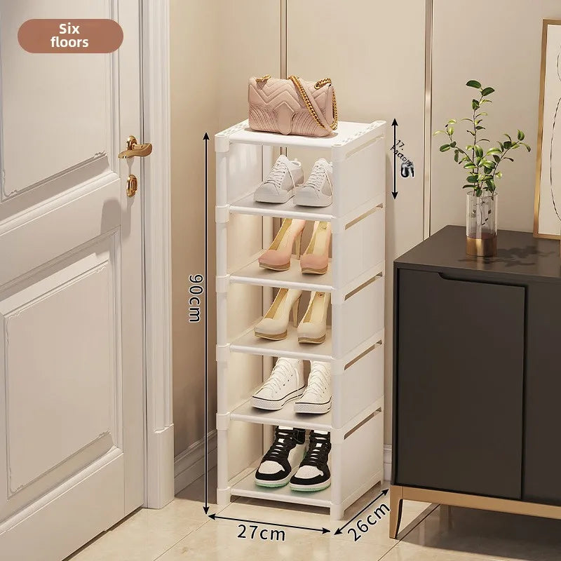 Shoe rack  Household simple door entry Indoor dormitory rental Space-saving small  shoe cabinet