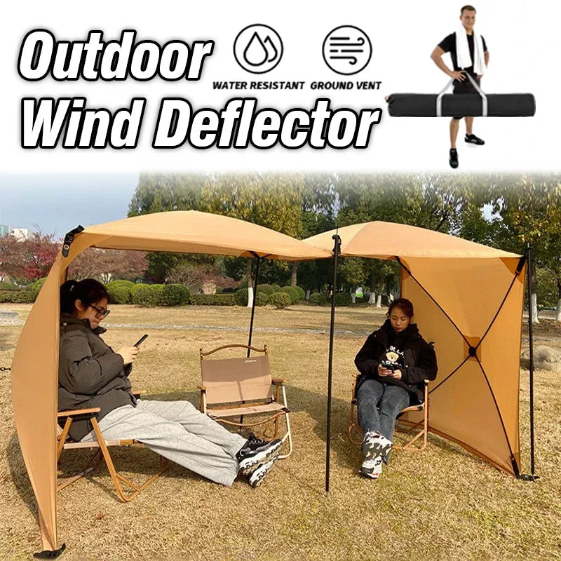 Camping Windscreen 4.8M Folding Windproof Shield Camping Sunshade Folding Wall Large Awning Tent Camping supplies 윈드 스크린 텐