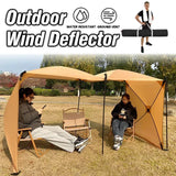 Camping Windscreen 4.8M Folding Windproof Shield Camping Sunshade Folding Wall Large Awning Tent Camping supplies 윈드 스크린 텐