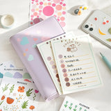 School Supplies Planner Album Self-adhesive Decorative Decals Label Stickers Stationery Stickers Diary Scrapbooking Stickers