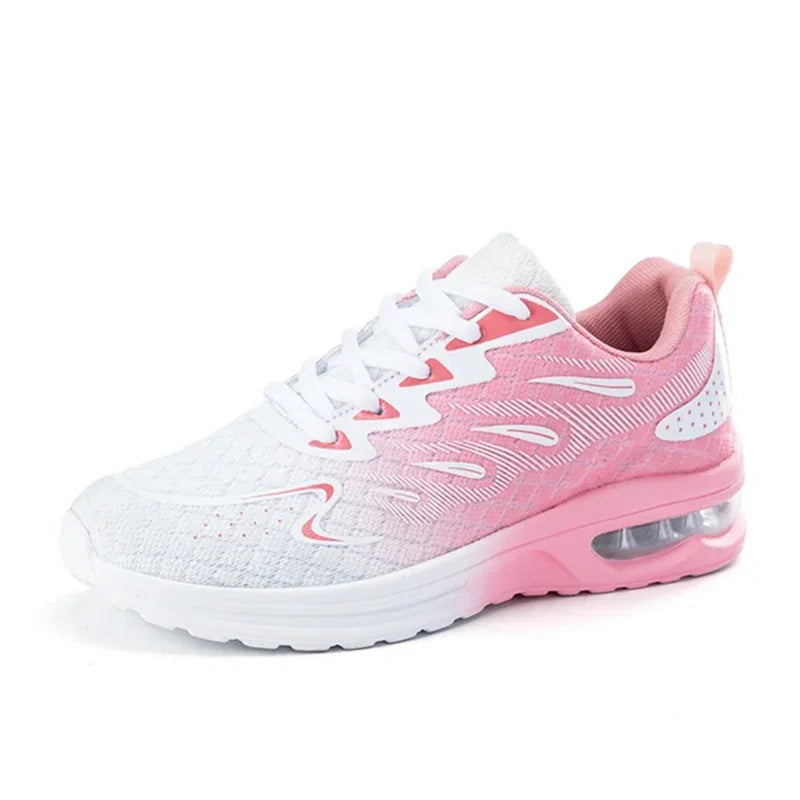 Sneaker Women Walking Shoes Womens Fashion Air Cushion Mesh   Breathable Tennis Sport Shoes