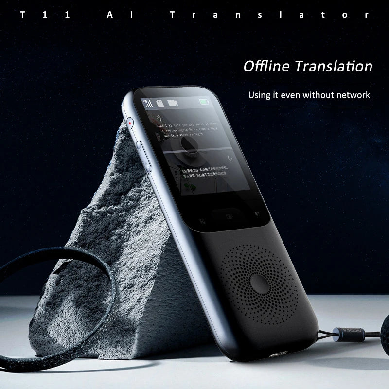 T11 Portable Audio Translator 138 Language Smart Translator Offline In Real Time Smart Voice AI Voice Photo Translator