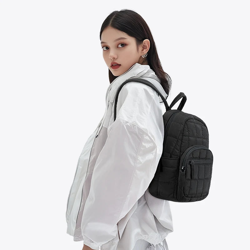 BAGSMART Womens Backpack Large Capacity School Bag Japanese Style Waterproof Nylon College Bag for Student Travel Laptop Bag